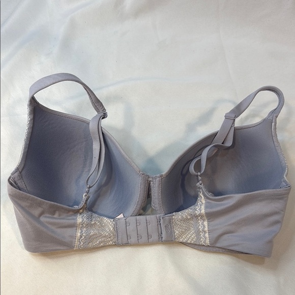 VS Body by Victoria, lined perfect coverage, periwinkle blue & lace, Size 34DD - Picture 11 of 14